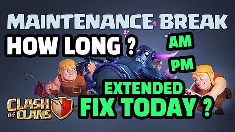 You can also give an instance to elaborate on what you are trying to say. . Coc maintenance break